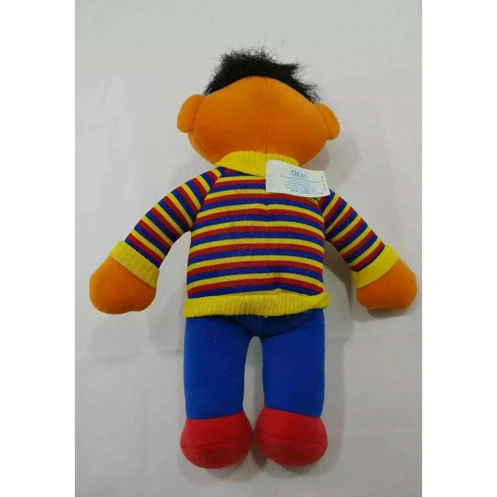 Vintage 1992 Sesame Street Ernie Plush Stuffed Toy Hasbro Child Dimension 11